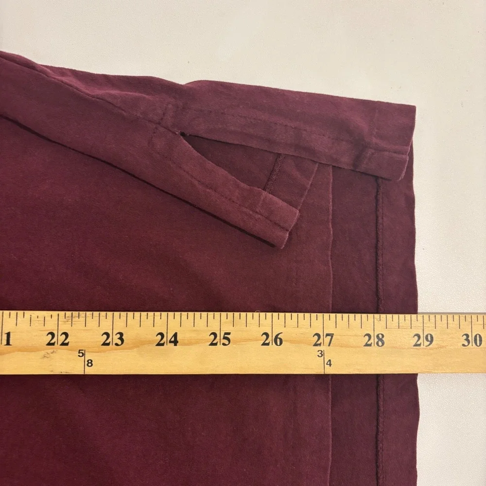 Polo Ralph Lauren Polo Shirt Mens L Burgundy Custom Fit Short Sleeve Preppy